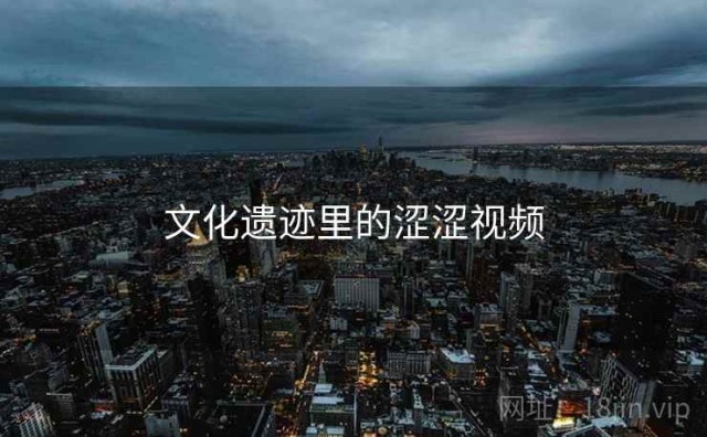 文化遗迹里的涩涩视频